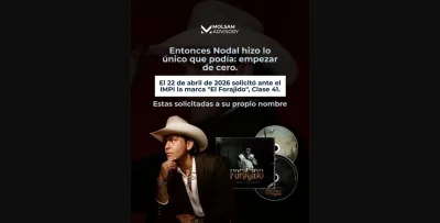 CRISTIAN NODAL perdió su nombre: la lección legal detrás de "El Forajido"